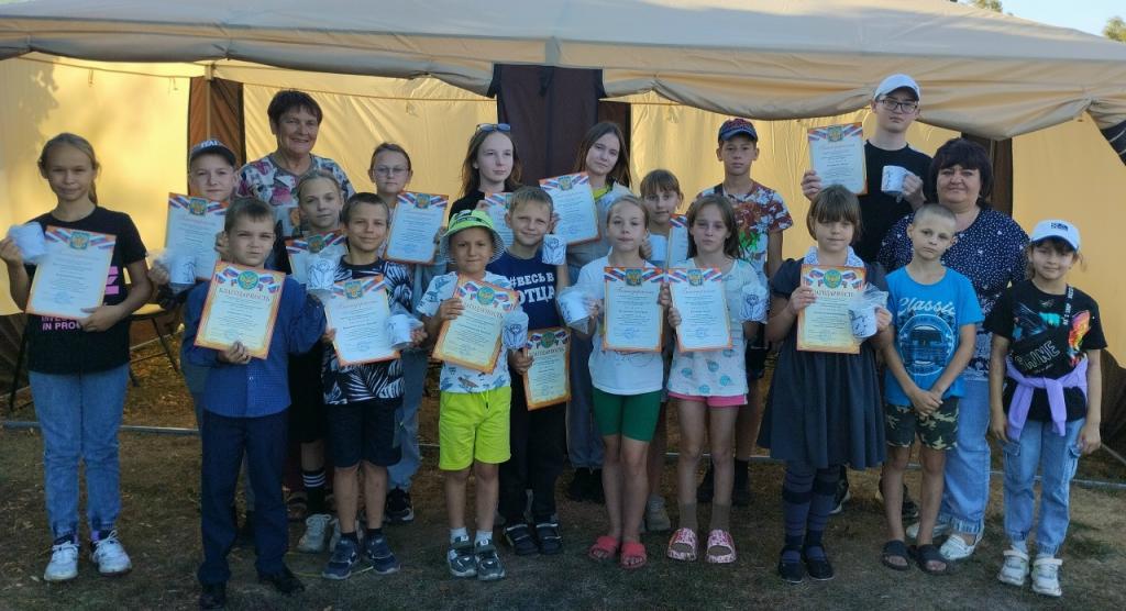 Награждение активных участников проекта